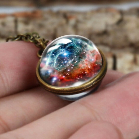 Lirrio's Closet Jewelry - Universe Cosmos Galaxy Pendant NWT-